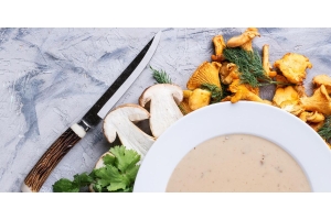 Zupa grzybowa ze świeżych lub suszonych grzybów