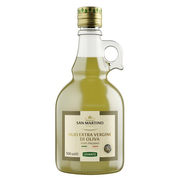 Oliwa z oliwek extra virgin niefiltrowana z pierwszego tłoczenia San Martino 500ml - Levante main product photo