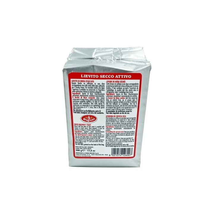 Drożdże piwne do pizzy 500g - 5 Stagioni, Napowietrzone opakowanie main product photo