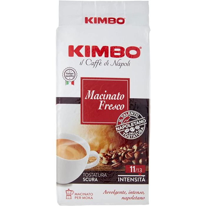 Kawa mielona Macinato Fresco 250g - Kimbo, Napowietrzone opakowanie main product photo