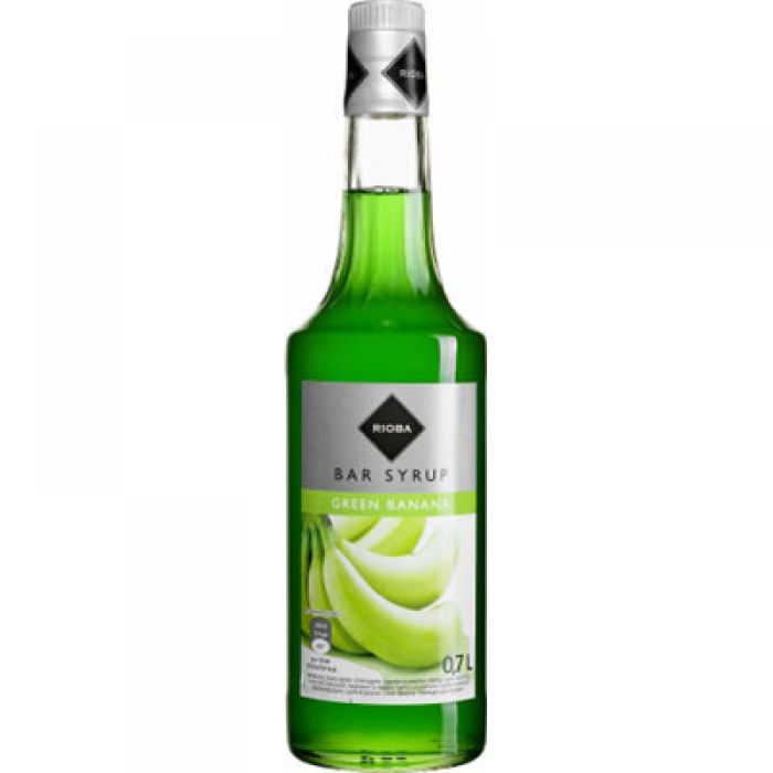 Syrop barmański zielony banan 700ml - Rioba main product photo