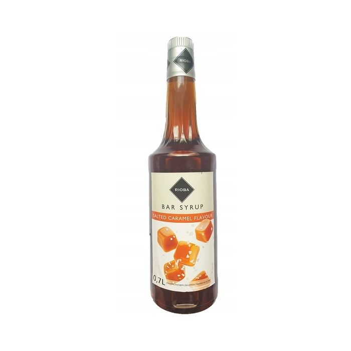 Syrop barmański słony karmel 700ml - Rioba main product photo