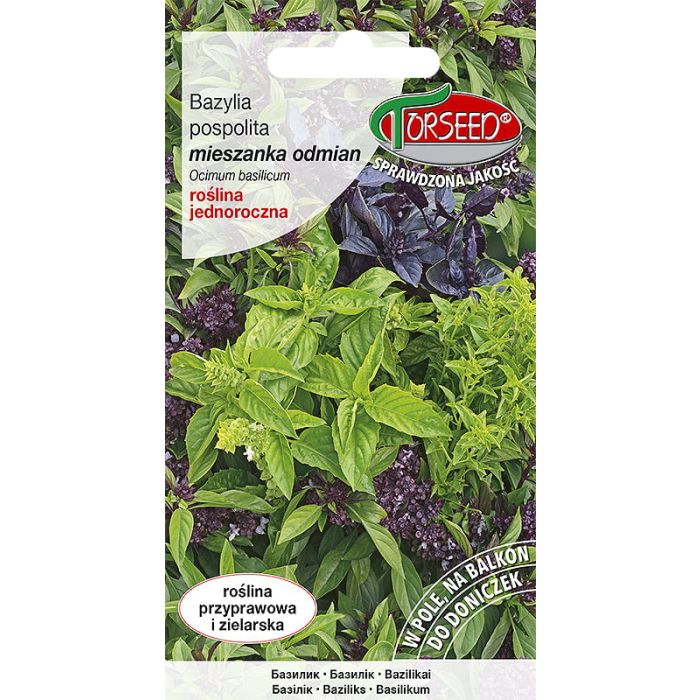 Bazylia mix, Ocinum basilicum 0,5g - Torseed main product photo