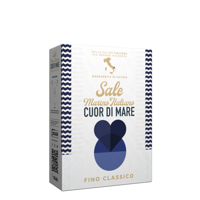 Sól morska drobnoziarnista Sale fino 1kg - Cuor di Mare main product photo