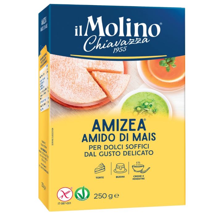 Skrobia kukurydziana Amizea 250g - il Molino Chiavazza, Uszkodzone opakowanie, bez ubytku main product photo