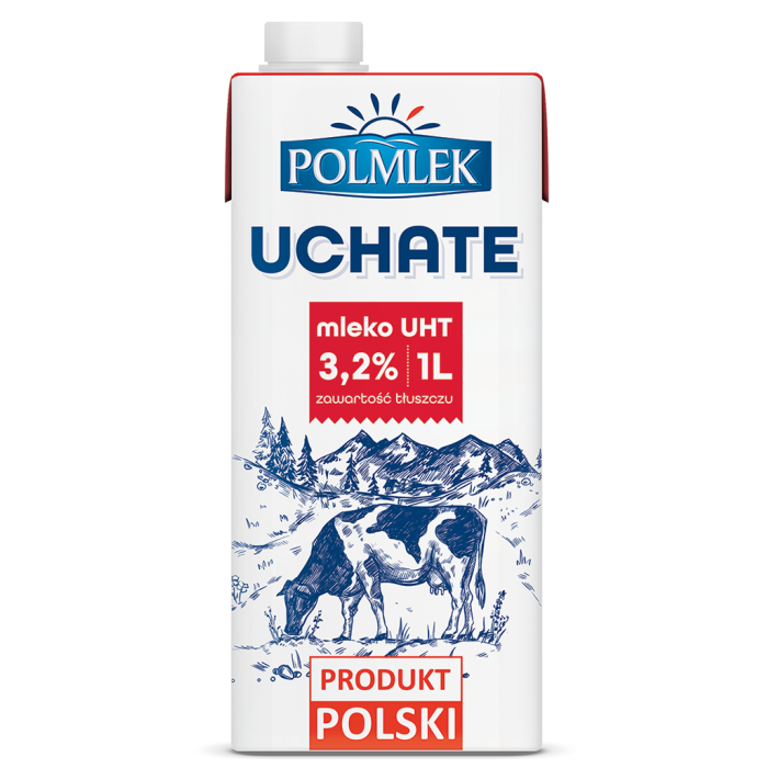 Mleko Uchate Polmlek 3.2 1 litr main product photo