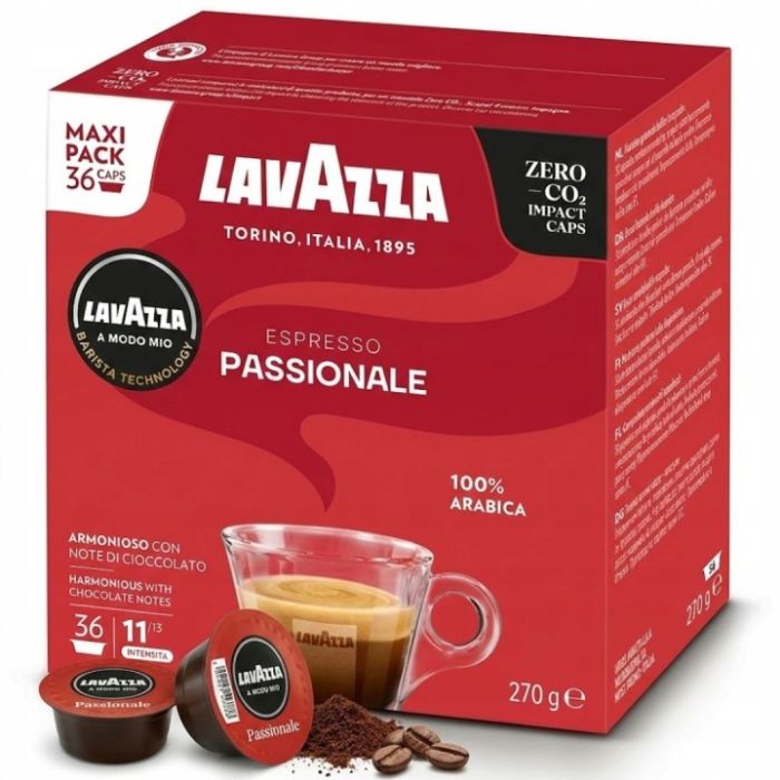 Kapsułki kawy Mio Passionale Espresso 36szt - Lavazza, Uszkodzone opakowanie, bez ubytku main product photo