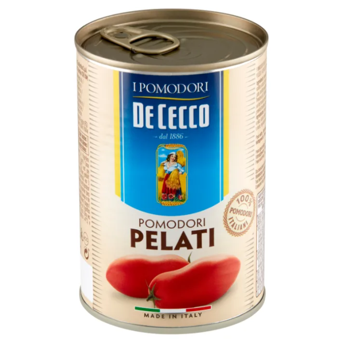 Pomidory Pelati 400g - De Cecco, pogniecziona puszka main product photo