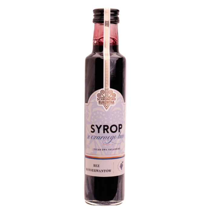 Syrop z czarnego bzu 250ml - Schronisko Bukowina, Krótki termin main product photo
