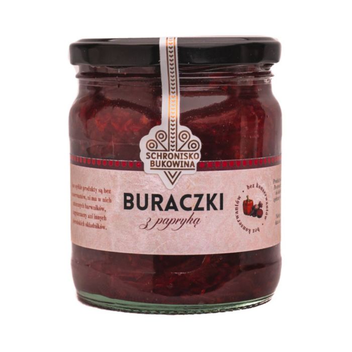 Buraczki z papryką 345g - Schronisko Bukowina main product photo