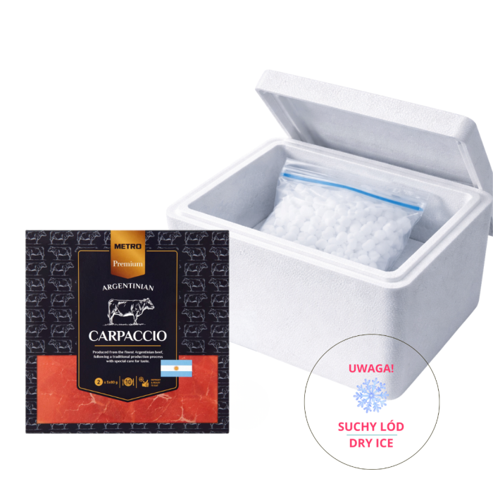 Carpaccio z wołowiny argentyńskiej (2x5x80g) 800g - Metro Premium main product photo
