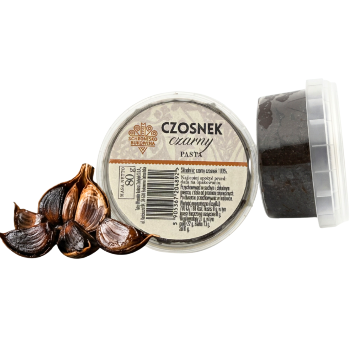 Pasta z czarnego czosnku 80 g 100% - Schronisko Bukowina main product photo