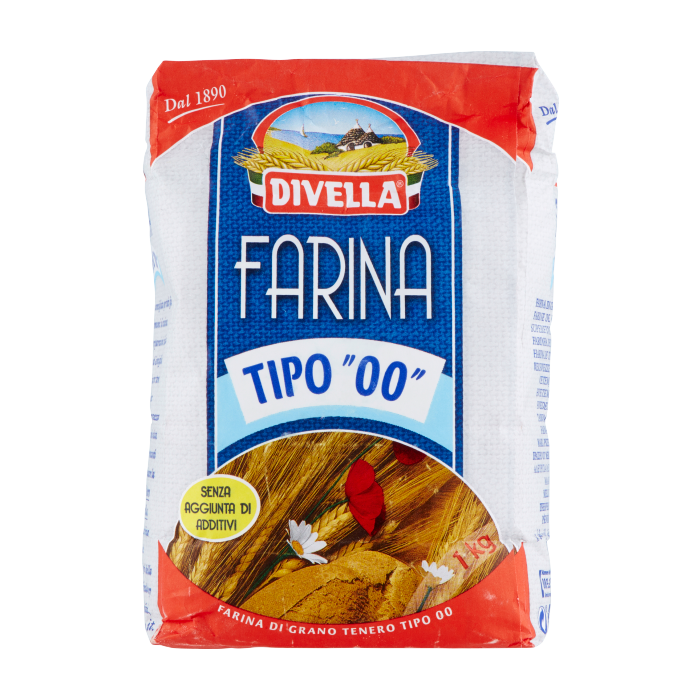 Mąka Farina Tipo 00 1kg - Divella, Uszkodzone opakowanie, bez ubytku main product photo