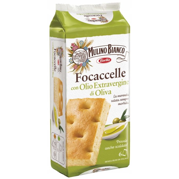 Chlebek Focaccelle z oliwą z oliwek 198g - Mulino Bianco, Krótki termin main product photo