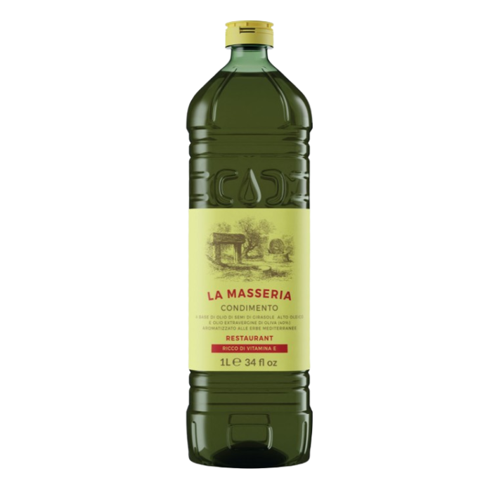 Oliwa z oliwek i olej słonecznikowy Restaurant w platiku 1l - La Masseria main product photo