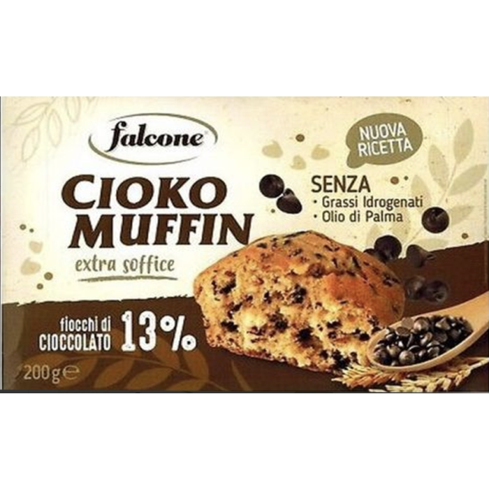 Babeczki z kawałkami czekolady Muffin Cioko 200g - Falcone, Krótki termin main product photo