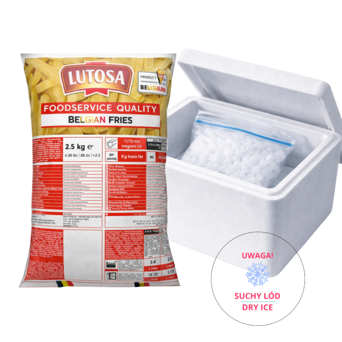 Frytki belgijskie 2,5 kg - Lutosa main product photo