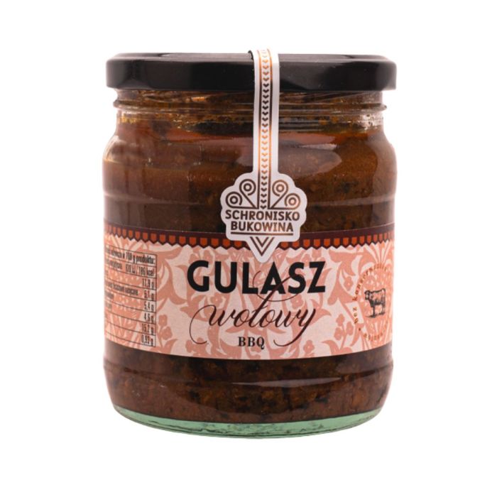 Gulasz Wołowy BBQ - 400 g Schronisko Bukowina main product photo
