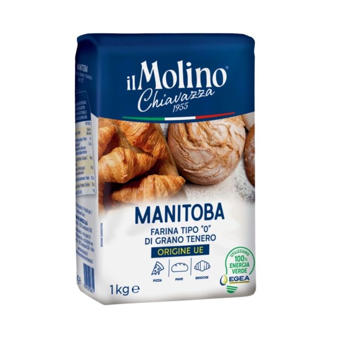 Mąka pszenna TYP "0" Manitoba 1kg - il Molino Chiavazza main product photo