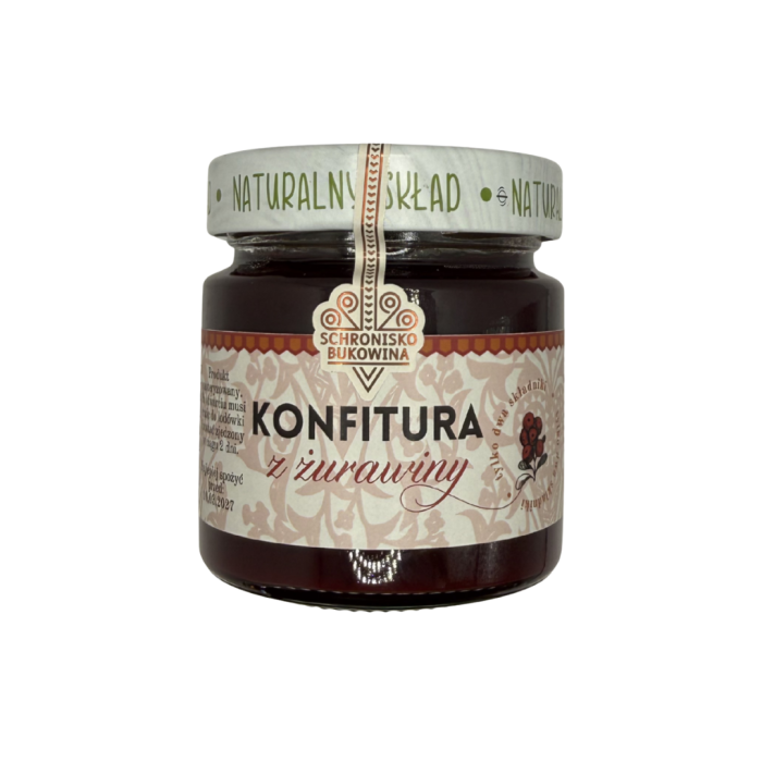 Konfitura z żurawiny 240g - Schronisko Bukowina main product photo