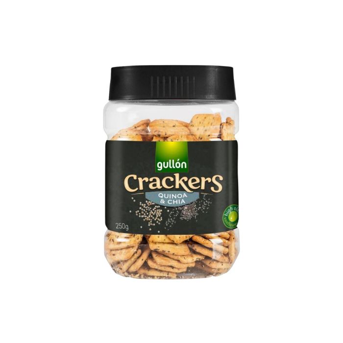 Krakersy mini Bites Quinoa&Chia 250g - Gullon main product photo