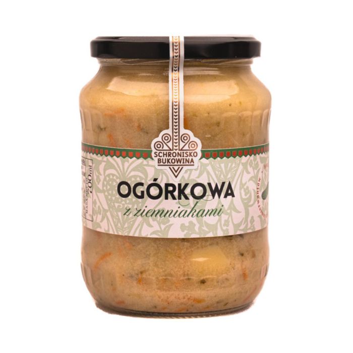 Zupa ogórkowa z ziemniakami 700 ml - Schronisko Bukowina main product photo