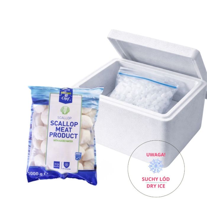 Przegrzebek Japoński surowy bez ikry mrożony 1 kg - Metro Chef main product photo