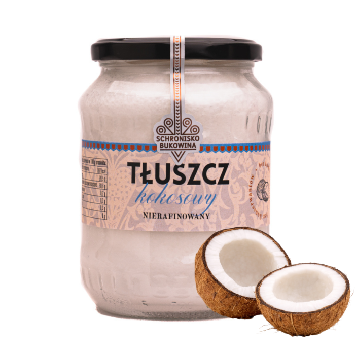 Tłuszcz kokosowy nierafinowany - Schronisko Bukowina main product photo