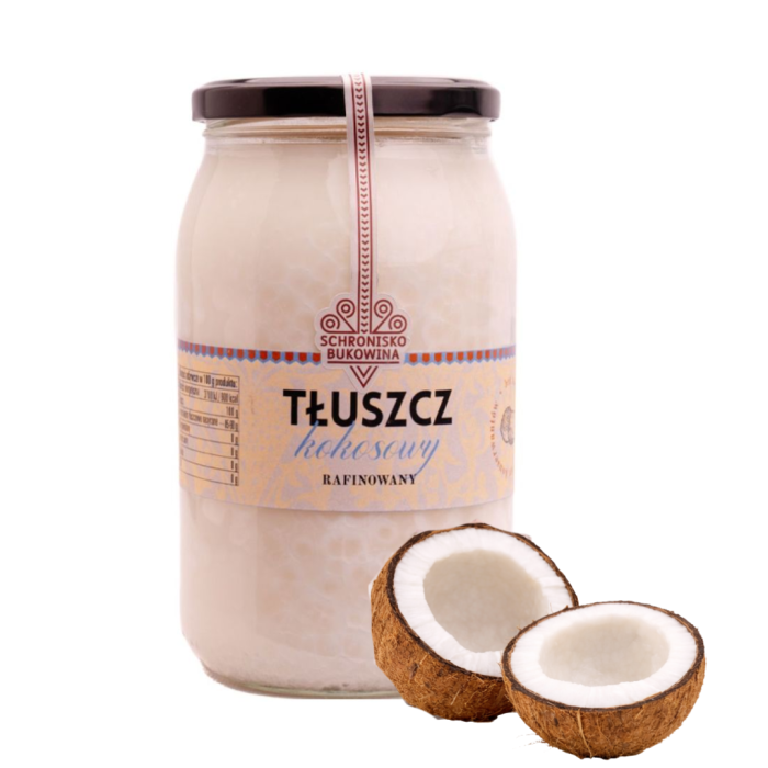 Tłuszcz kokosowy rafinowany - Schronisko Bukowina main product photo