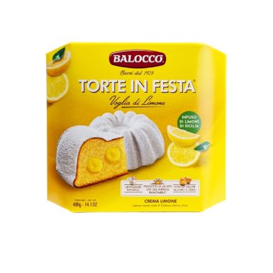 Włoska babka cytrynowa Torte in Festa Balocco