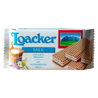 Loacker milk wafelki