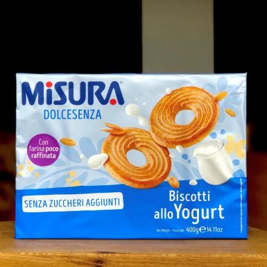 Włoskie kruche ciasteczka jogurtowe bez cukru - Misura