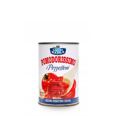 Włoskie pomidory krojone Pomodorissimo i Pezzentoni - Santa Rosa