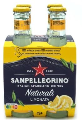 SanPellegrino Naturali limonata - 4 butelki po 200 ml