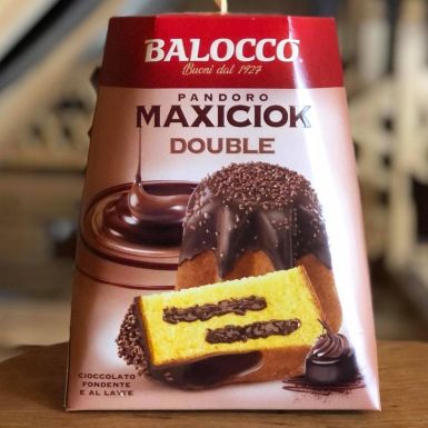 Włoska babka Pandoro MaxiCiok Double - Balocco 