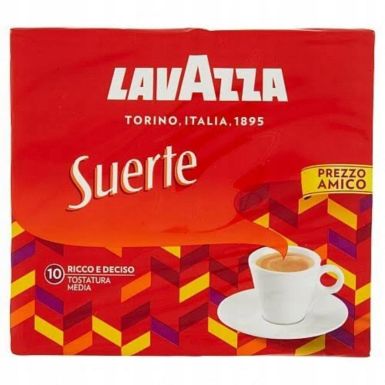 Włoska kawa mielona Suerte w dwupaku - Lavazza