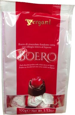 Włoskie wiśnie w alkoholu Vergani - Boero