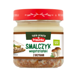 Smalczyk wegetariański z grzybami 160g - Primavika