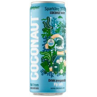 Woda kokosowa gazowana z młodego kokosa 320ml - Coconaut