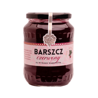 Barszcz czerwony na wywarze warzywnym.