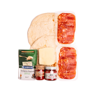 Zestaw do pizzy z ndują - Schronisko Bukowina