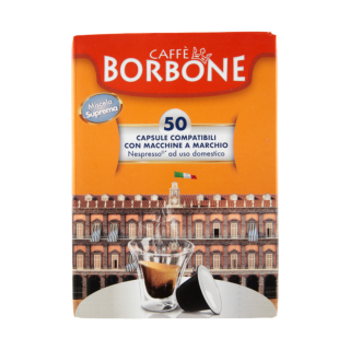 Kawa w kapsułkach 50szt Miscela Suprema Nespresso Caps - Caffe Borbone