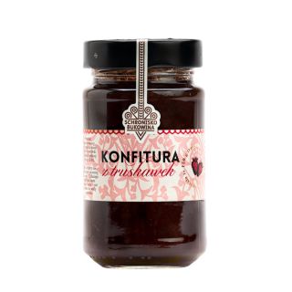 Konfitura z truskawek w słoiku