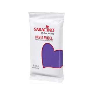 Masa cukrowa do modelowania fioletowa Violet model paste 1kg - Saracino