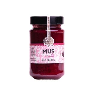 Mus z malin, bez pestek 