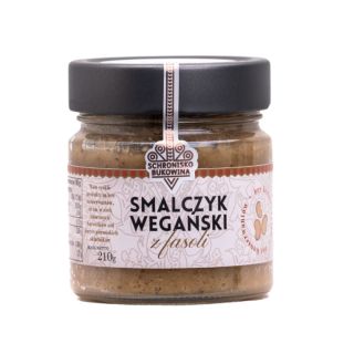 Smalczyk wegański z fasoli 