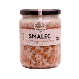 Smalec z wędzonym boczkiem.