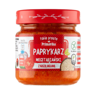 Paprykarz wegetariański z kaszą jaglaną 160g - Primavika