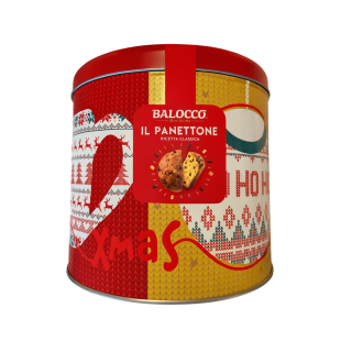 Włoska babka Panettone w puszce - Merry Christmas