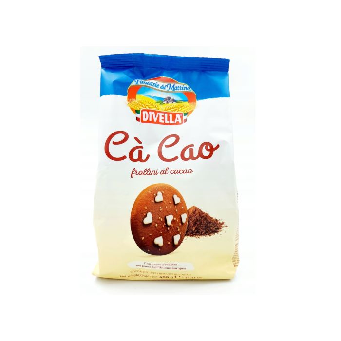 Ciastka kruche Kakaowe CaCao 400 g - Divella main product photo